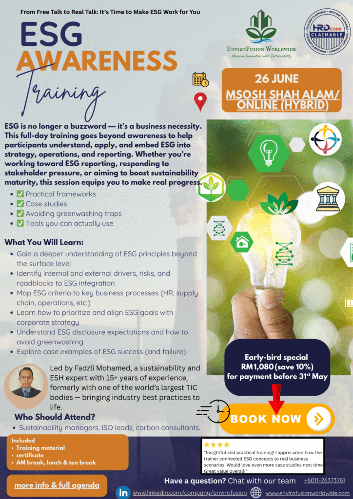 ESG Awareness Training 2025